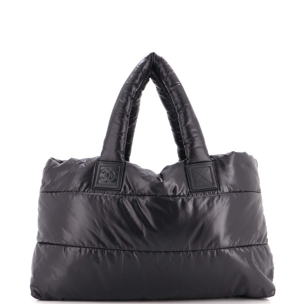 Chanel Large Coco Cocoon Reversible Tote Quilted Nylon